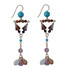 Limited Edition Amber Seas Tiki Divine Chandelier Earrings made with Modern & Vintage Crystals from Swarovski & 14k GF Metal