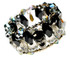 Very rare crystal skull bracelet made with Swarovski crystal and 14K gold filled
