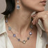 Limited Edition 14K Gold Filled Aquamarine Necklace featuring rare Swarovski Crystals