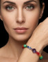 Limited edition Swarovski Crystal Rainbow Stackable Bangle Bracelet