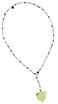 Limited Edition 14k Gold Filled Clear and Pink Crystal Heart Necklace