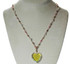 Limited Edition 14k Gold Filled Clear and Pink Crystal Heart Necklace
