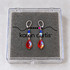 Limited Edition Sterling Silver Courtside Drop Earrings made with Vintage Crystals by Swarovski