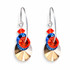 Metallic Sparkle Gameday Hoop Earrings – .925 Sterling Silver | Rare Discontinued Crystals by Swarovski®