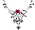 Karen Curtis original necklace made with Swarovski crystal and sterling silver