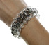 Swarovski Crystal Cuff Bracelet with Sterling Silver - Deco