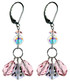 Triple Drop Crystal Earrings with Vintage Crystals from Swarovski.