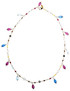 Colorful Crystal Droplet Necklace - Tiffany
