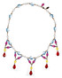 Colorful Divine Style Crystal Necklace - Tiffany