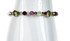 Colorful Swarovski Crystal Stackable Bangle Bracelet - Botanical Collection