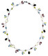 Sterling Silver Swarovski Crystal Double Drop Necklace - Botanical Jewelry