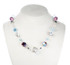 Fancy Crystal Jewelry.  Chunky Swarovski Crystal and Sterling Silver Necklace.