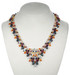 Colorful Crystal Necklace made of Swarovski and 14K gold filled