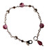pink crystal flower bracelet