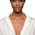 14k Gold Filled Limited Edition Modern & Vintage Swarovski Crystal Pink Spiked Necklace