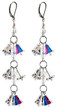 Sterling Silver Swarovski Crystal Double Drop Shoulder Duster Earrings - Crystal Collection