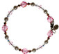 Limited Edition Swarovski Crystal Pink and pearl Stackable Bangle Bracelet