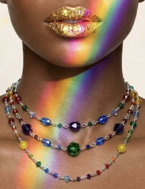 Luxury Swarovski crystal necklaces handcrafted in New York City by jewelry designer Karen Curtis using fine metals and brilliant limited edition crystal designs.