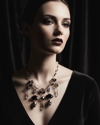 Handcrafted necklaces made with Swarovski crystals and fine metal - Luxury, heirloom quality, handcrafted in New York City