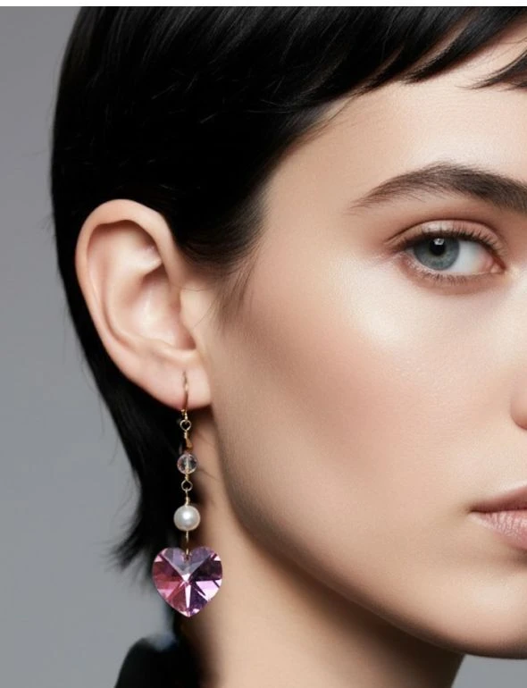 Luxury Swarovski crystal necklaces handcrafted in New York City by jewelry designer Karen Curtis using fine metals and brilliant limited edition crystal designs.