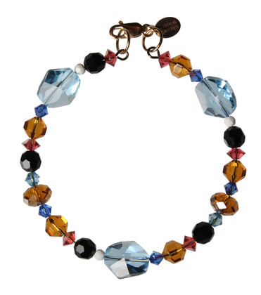 Swarovski Crystals Multi Colored Western Bangle Stacking Bracelet ...
