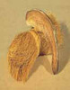 natural corn husk treated with organic latex and minerals.