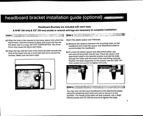 Installation instructions Installation instructions