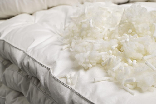 100% natural wool and latex filled mattress topper components:
The top layer of the mattress topper:  1250gsm, 100% washable Shropshire wool batting 
The middle layer is 250gsm, 100% washable wooly puffs and 1250gsm, 100% natural latex noodles
Fill layer is 1250gsm, 100% washable Shropshire wool batting.  100% natural wool and latex filled mattress topper components:
The top layer of the mattress topper:  1250gsm, 100% washable Shropshire wool batting 
The middle layer is 250gsm, 100% washable wooly puffs and 1250gsm, 100% natural latex noodles
Fill layer is 1250gsm, 100% washable Shropshire wool batting.