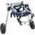 VEVOR 2 Wheels Dog Wheelchair for Back Legs, Pet Wheelchair Lightweight & Adjustable Assisting in Healing, Dog Cart/Wheelchair for Injured, Disabled, Paralysis, Hind Limb Weak Pet(M)