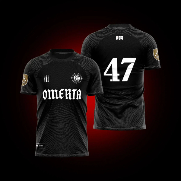 Color: Blue, Size: XL - Omerta Boxing Fans Summer 3d Print Breathable Jersey Men Women Outdoor Spor