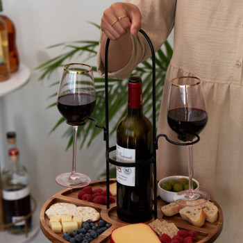 ORDER NOW FOR VALENTINE'S DAY Wine Caddy Charcuterie Board
