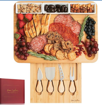 ORDER NOW FOR VALENTINE'S DAY Charcuterie Board and Knife Set
