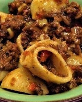 Conchigliette with Pork & Mushroom