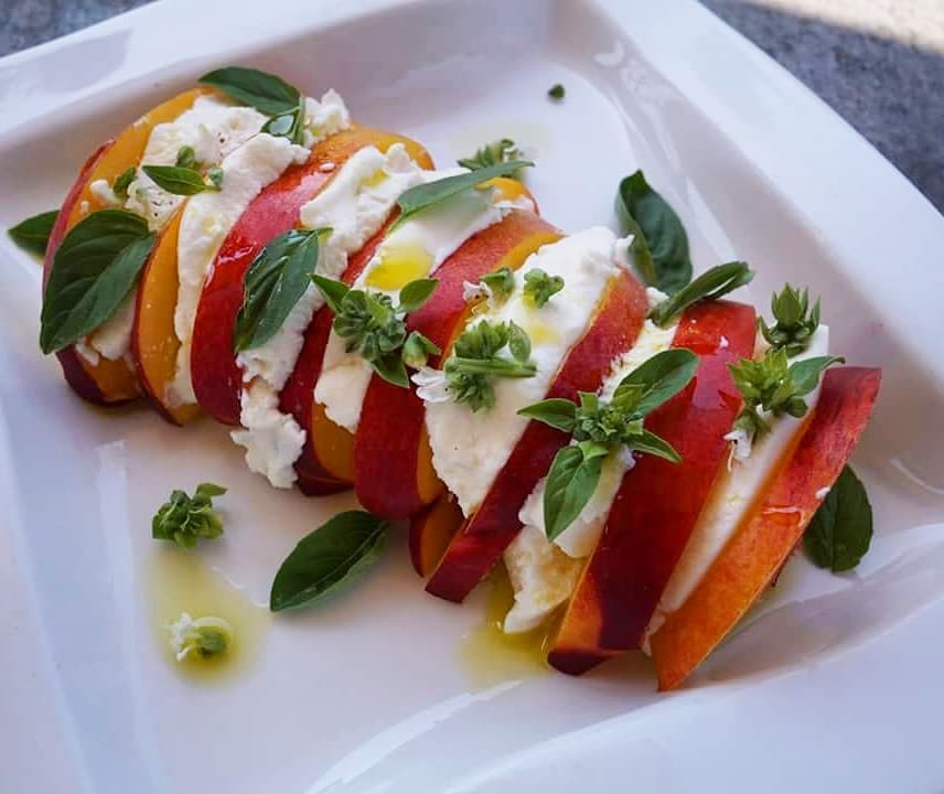 Peach Caprese Salad