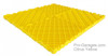 Ribtrax Pro STANDARD "Citrus Yellow" Tiles (6-Pack)  Tile Size: 15 3/4" x 15 3/4" (1 Tile = 1.72 sq ft)