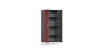 Ulti-MATE Garage 2.0 Series 8-Piece Kit with Bamboo Worktop - Red (UG22082R)
