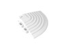 Arctic White SwissTrax Corner (4-Pack) - Size: 2-1/2"[L] x 2-1/2"[W]