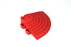 Racing Red SwissTrax Corner (4-Pack) - Size: 2-1/2"[L] x 2-1/2"[W]