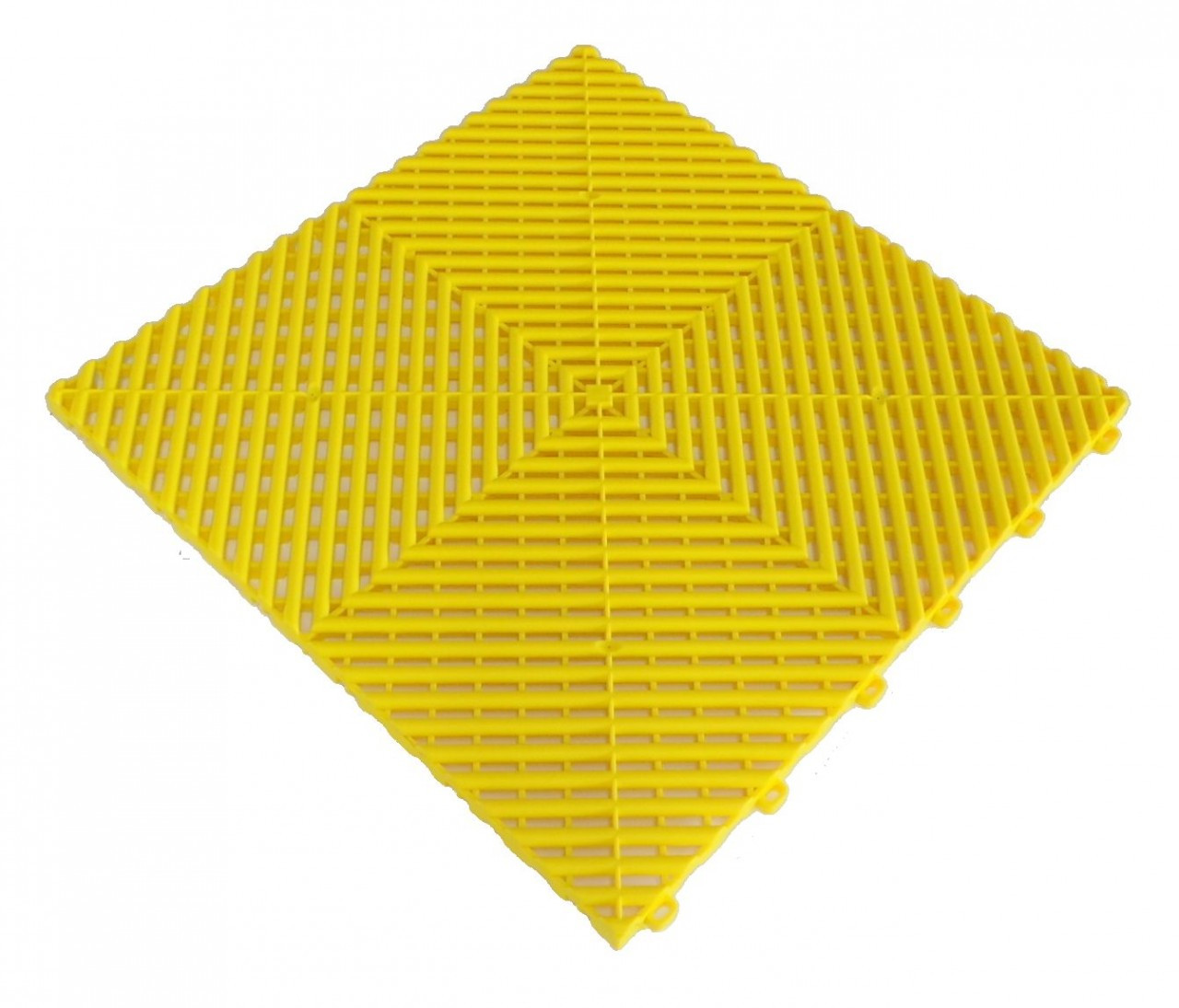 Ribtrax Pro STANDARD "Citrus Yellow" Tiles (6-Pack)  Tile Size: 15 3/4" x 15 3/4" (1 Tile = 1.72 sq ft)