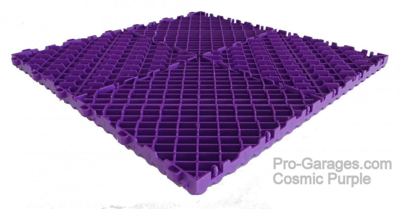 Ribtrax Pro SPECIAL "Cosmic Purple" Tiles (6-Pack) Tile Size: 15 3/4" x 15 3/4" (1 Tile = 1.72 sq ft)