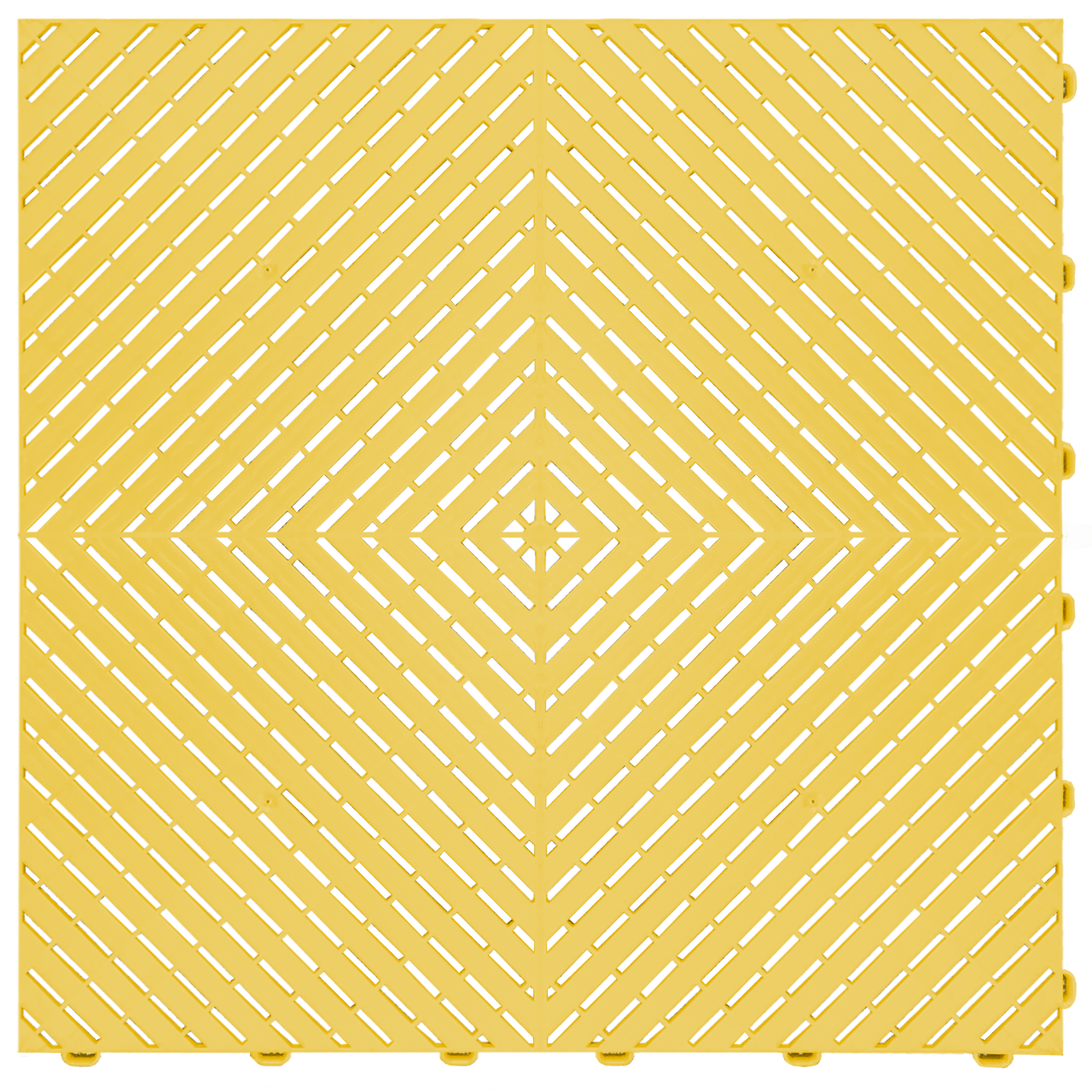 "Citric Yellow" Ribtrax Smooth Pro by SwissTrax  (6-Pack)  Tile Size: 15.75" x 15.75" x .75 (1 Tile = 1.72 sq ft)