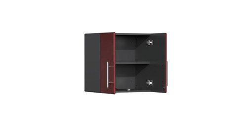 Ulti-MATE Garage 2.0 Series takes the back-to-back Consumers Digest awarded “Best Buy” cabinet line features to the next level. This 2-door space-saving wall cabinet offers industrial strength and contemporary style like no other line in the marketplace. Metallic gloss car-like color facing, radius profile, industrial strength 1" thick shelf and soft-close hinges are a few features that will exceed the demands in garages, workshops or business locations. 