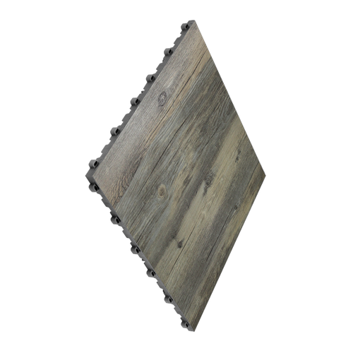 Reclaimed Pine Vinyltrax Garage Floor Tile (10-Pack) Tile Size: 15 3/4" x 15 3/4"