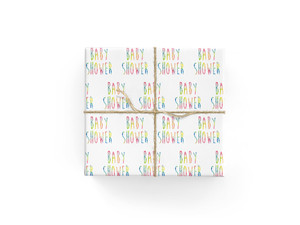 Baby Shower Letters Wrap