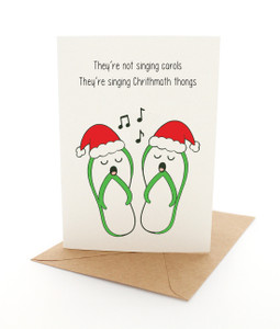 Punny Xmas Thongs