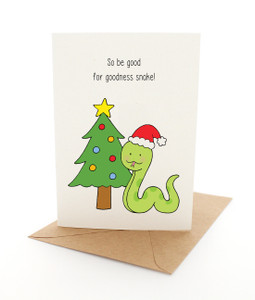 Punny Xmas Snake