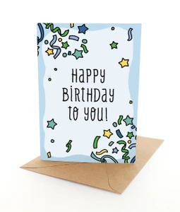 Happy Birthday To You Blue