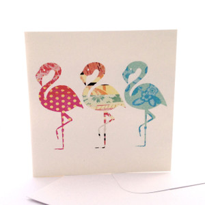 Three Flamingos