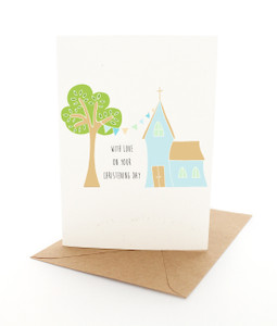 Village Christening Blue