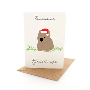 Aussie Xmas Wombat
